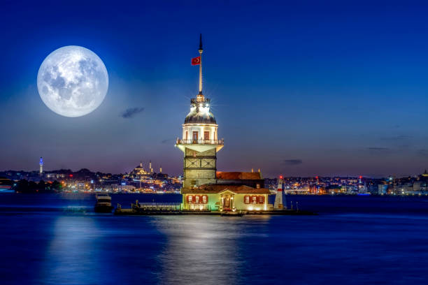 istock Maiden's Tower in istanbul, Turkey 1080940240