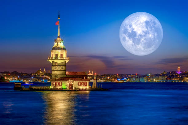 istock Maiden's Tower in istanbul, Turkey 1080944046
