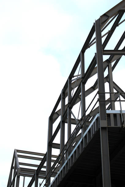 istock Frame Metal Construction Building Shopping Centre Development 1080946990