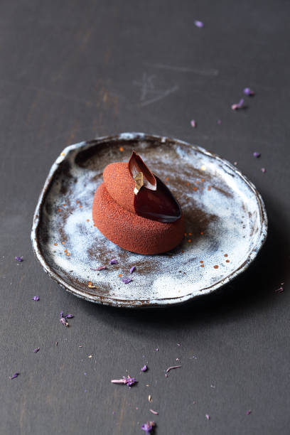 istock Contemporary Chocolate Violet Mousse Mini Cake 1080949016