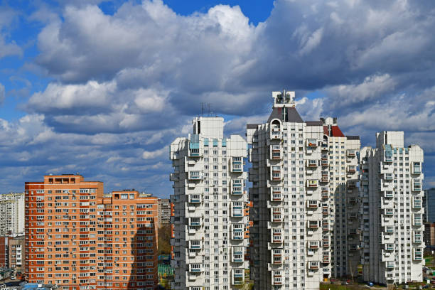 istock sleeping area in Zelenograd administrative district Moscow, Russia 1080958262