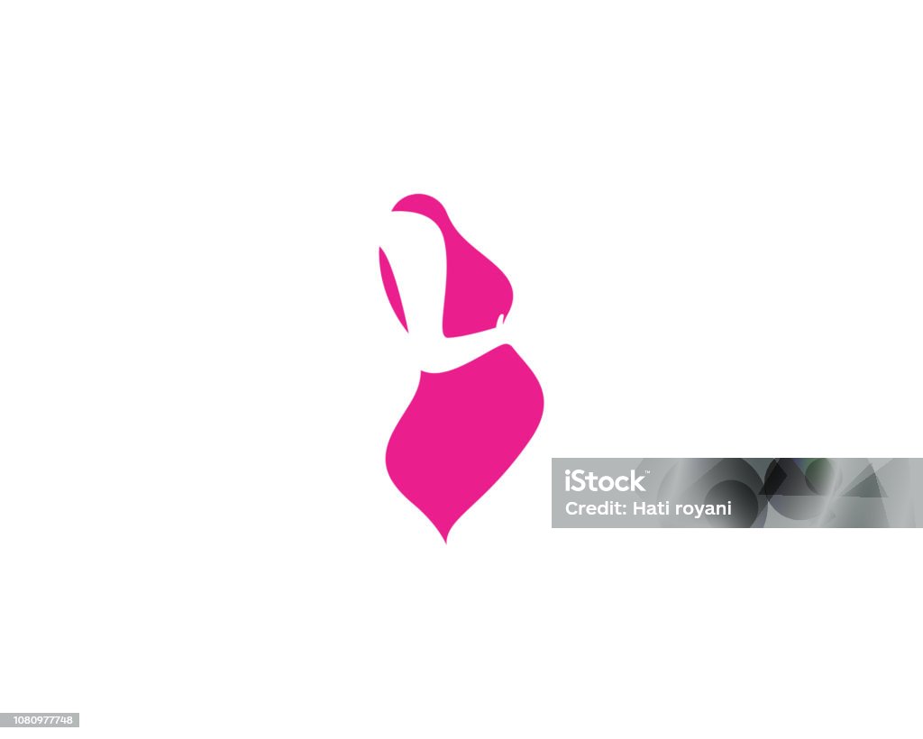 Pregnant logo template vector icon illustration design Pregnant stock vector