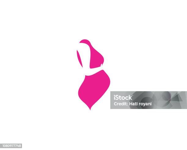 Pregnant Logo Template Vector Icon Illustration Design Stock Illustration - Download Image Now
