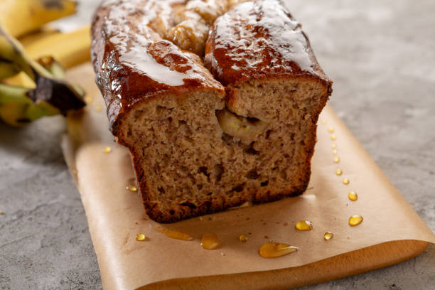istock Sweet banana bread close-up 1080980920