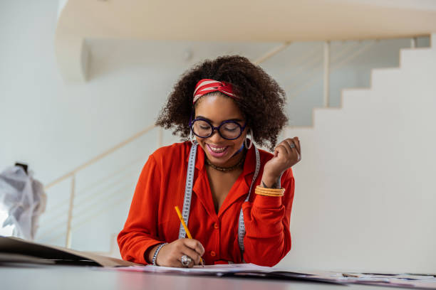 istock Beaming exotic lady with wide smile using inspiration 1080999322