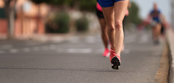 istock Marathon running in the light of evening 1081006828