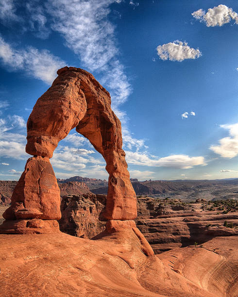 Thread the Needle Arches National Park, Utah natural bridges national park photos stock pictures, royalty-free photos & images