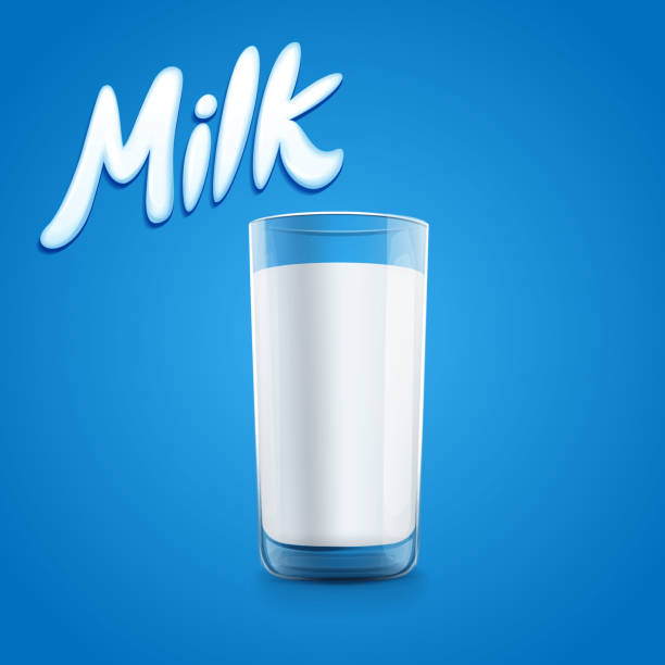 glass of milk glass of milk illustration pasteurization stock illustrations