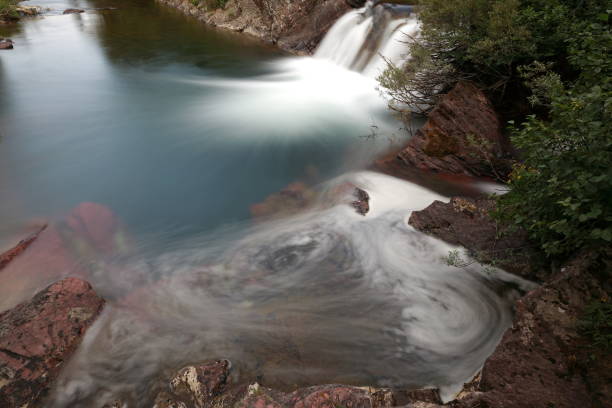 Red Rocks Falls in Glacier National Park