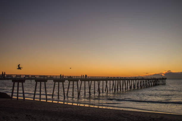 istock Hermosa Beach and pier at Sunset in winter 1081049724