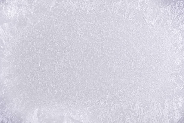 white frosted glass background - frosted glass window frost ice imagens e fotografias de stock