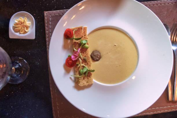 istock Mexican creamy corn soup elegantly styled in a white bowl 1081063220