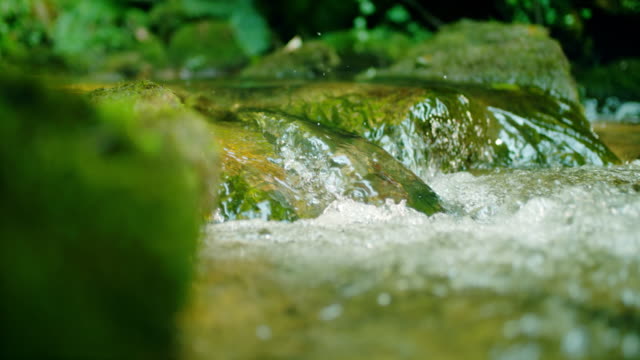 SLO MO Flowing water