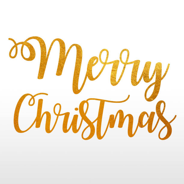 istock Digitally generated square image of the christmassy phrase 