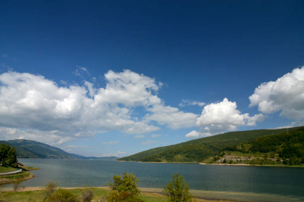 istock Summer landscape with a lake 1081093574