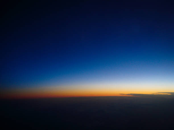 istock The sunset from up in the sky 1081095164