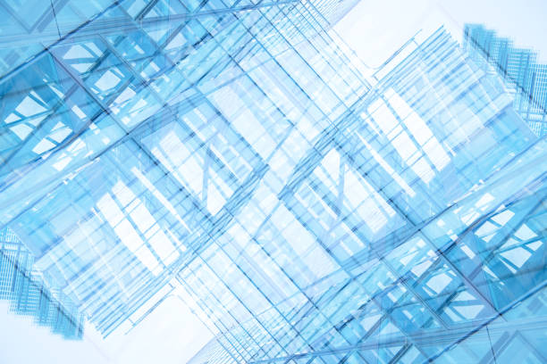 istock Abstract: Bright future, finance buildings seen from below 1081095222