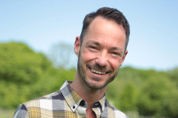 istock Beautiful caucasian man outside 1081101404