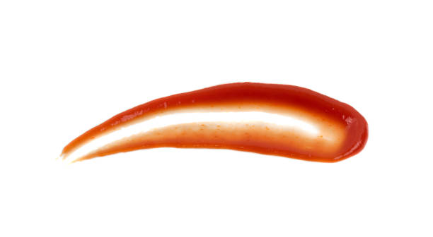 istock Smeared puddle of tomato dressing or ketchup spot 1081103606
