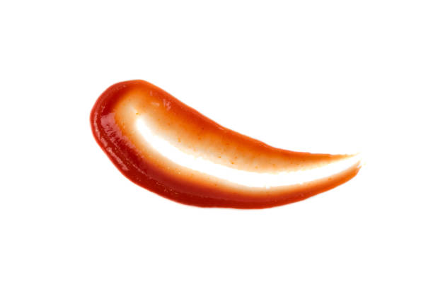 istock Smeared puddle of tomato dressing or ketchup spot 1081103610