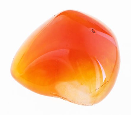 白地下落カーネリアン宝石石 - オレンジ色のストックフォトや画像を多数ご用意 - オレンジ色, カルセドニー, クローズアップ - iStock