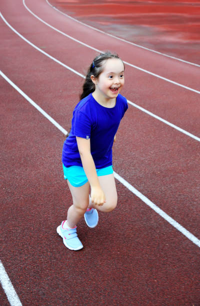 istock Little girl have fun on the track 1081117080