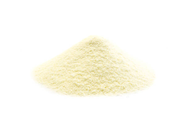 istock Milk powder isolated on white background 1081119190