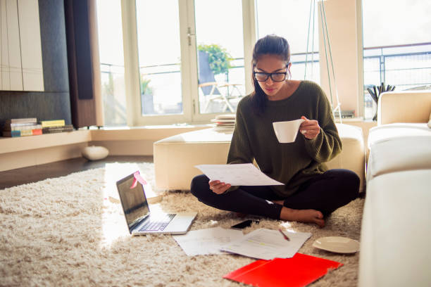 istock young woman working from home 1081122626