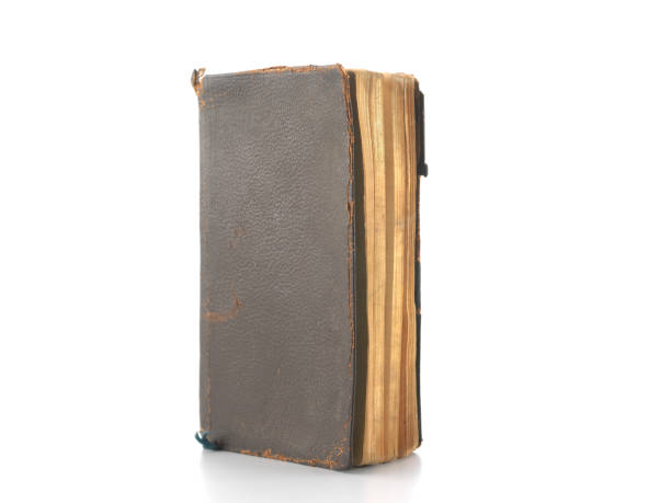 istock Old antique vintage hard cover book. 1081138828