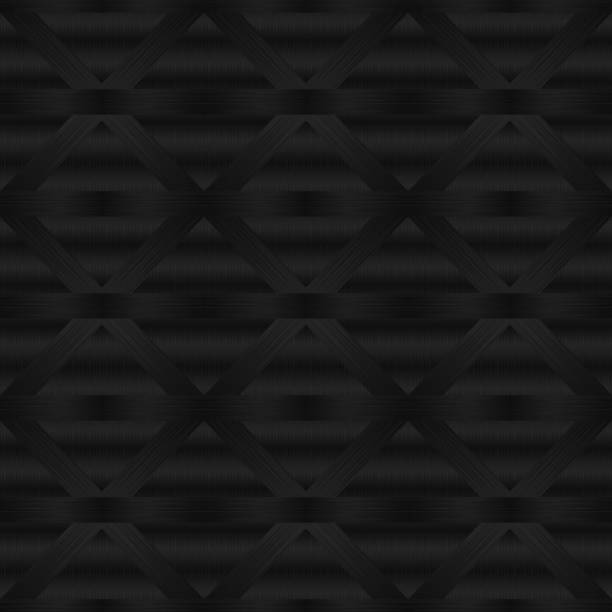 istock Abstract seamless background of black carbon fiber texture. 1081143586