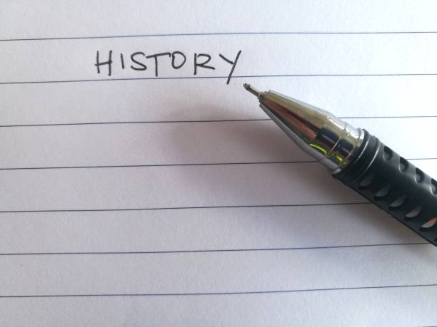 istock The word 'history' on white paper 1081172284
