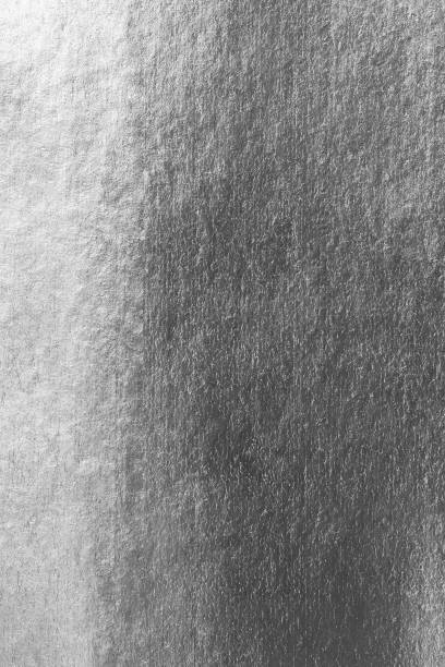 istock Silver foil shiny metal texture background wrapping paper for wallpaper decoration element 1081175556