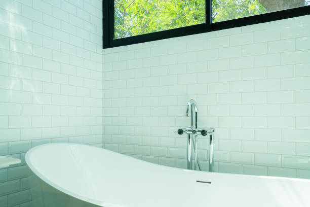 istock white bathtub restroom decorate ideas concept 1081176840