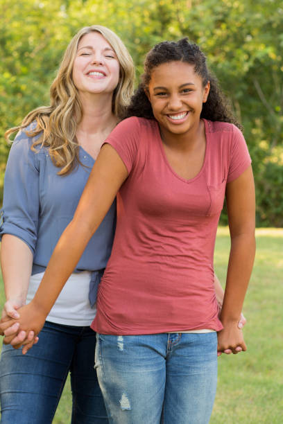 istock Mother and daughter smiling. 1081185084