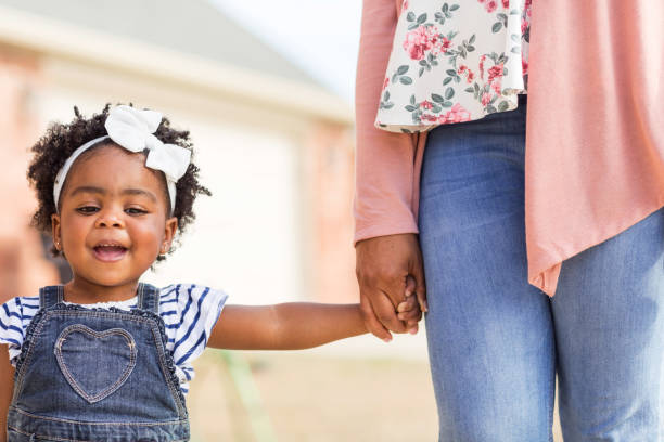 istock African American mother and her daughter. 1081186464