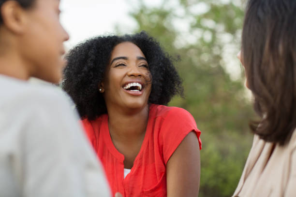 istock Multi-ethnic group of women laughing and talking. 1081187062