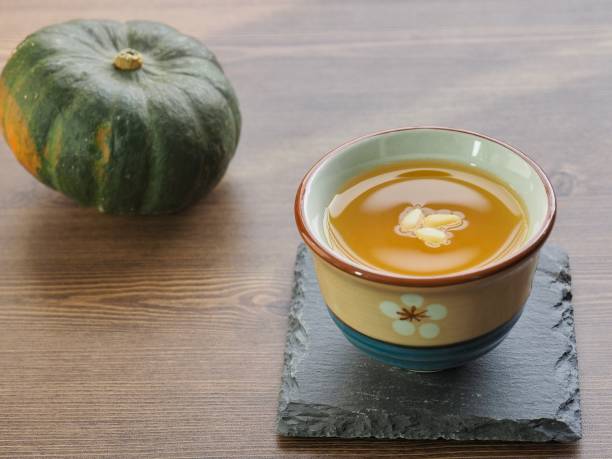 istock Korean beverage Sweet pumpkin  sikhye, Pumpkin beverage 1081190242