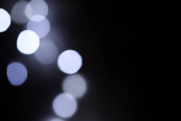 istock Abstract blue bokeh on dark background, Christmas blurred background 1081246694