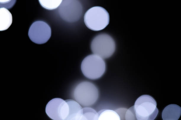 istock Abstract blue bokeh on dark background, Christmas blurred background 1081246768