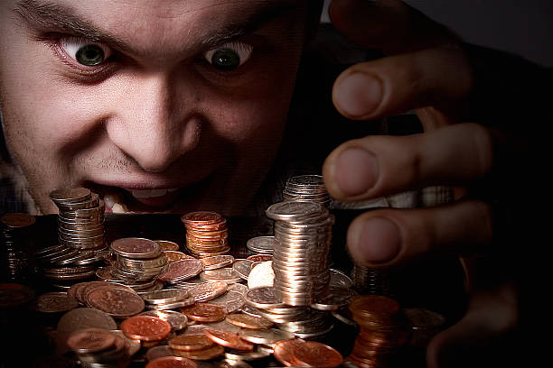 'greedy' - greed imagens e fotografias de stock