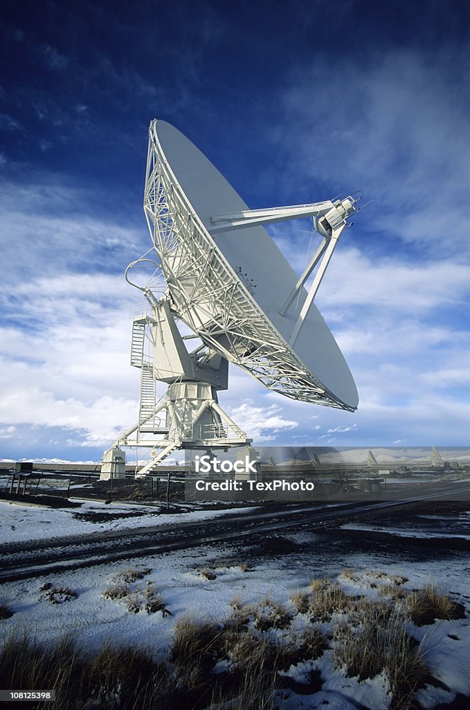 Array Sattelite Dish  Radio Telescope Stock Photo