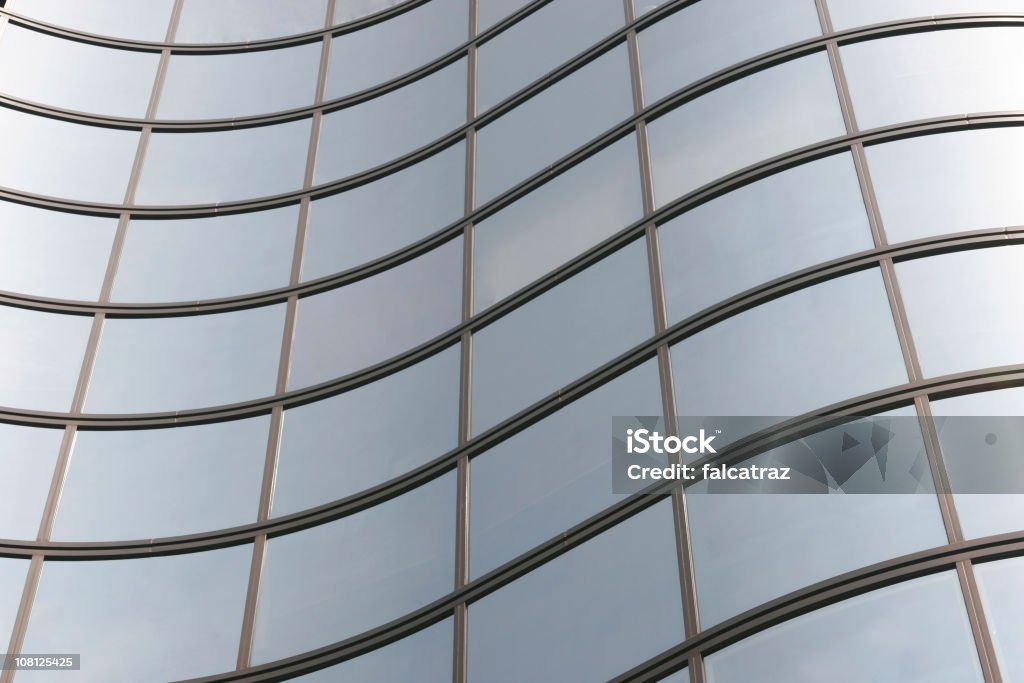 Ventanas del edificio de cristal para - Foto de stock de Arquitectura exterior libre de derechos
