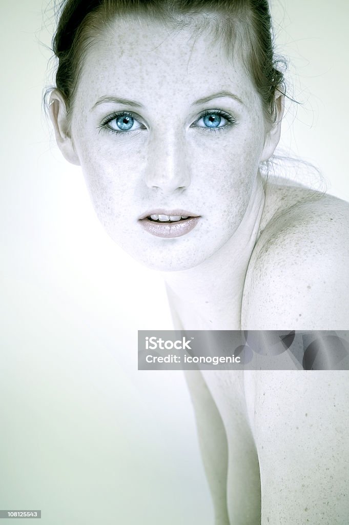 Retrato de mulher jovem Natural - Foto de stock de Abstrato royalty-free