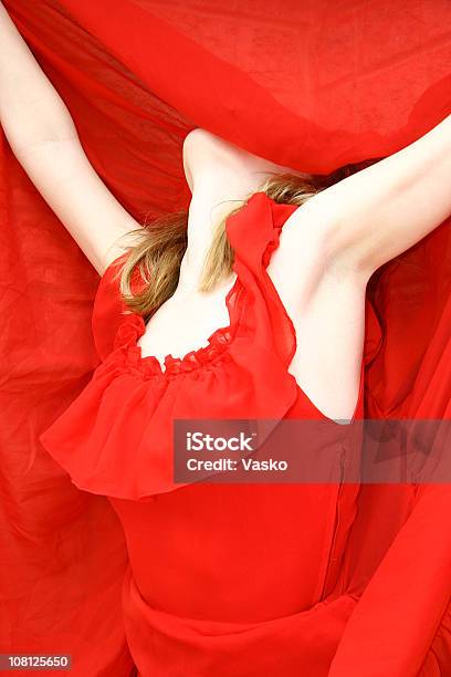 Красное Платье 1 — стоковые фотографии и другие картинки Red Dress - Red Dress, В помещении, В экстазе