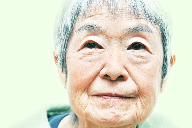 Japanese starsza kobieta – zdjęcie