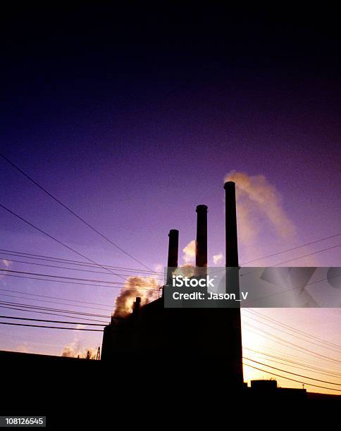 Power Plant Stock Photo - Download Image Now - Air Pollution, Architecture, Built Structure