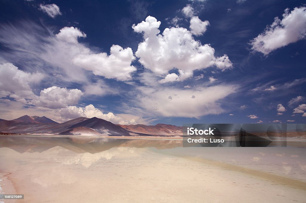 Sel Lac Salar de Altiplano-Atacama, Chili - Photo de Saline libre de droits