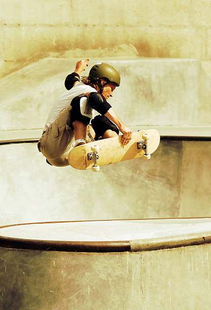 istock Young Man Skateboarding in Skate Park 108127235