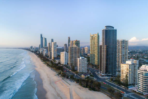 istock Gold Coast skyline at sunrise 1081275738