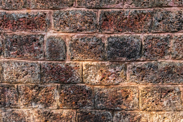 istock Background of old stone brick wall. 1081280026
